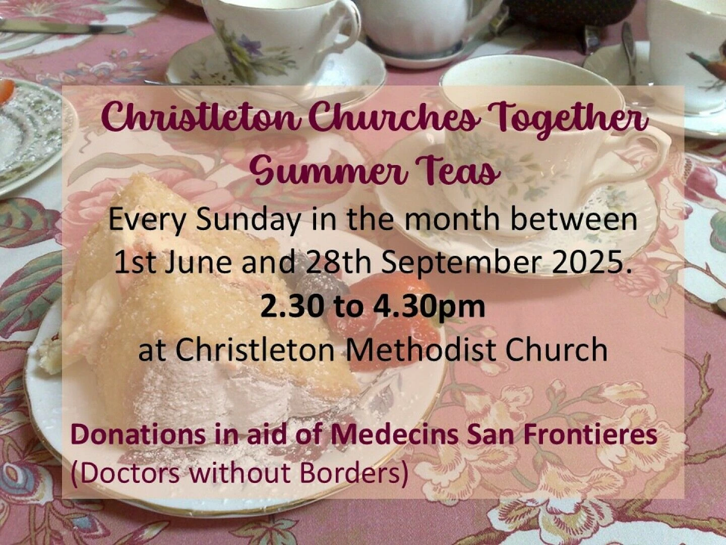 summer teas 2025