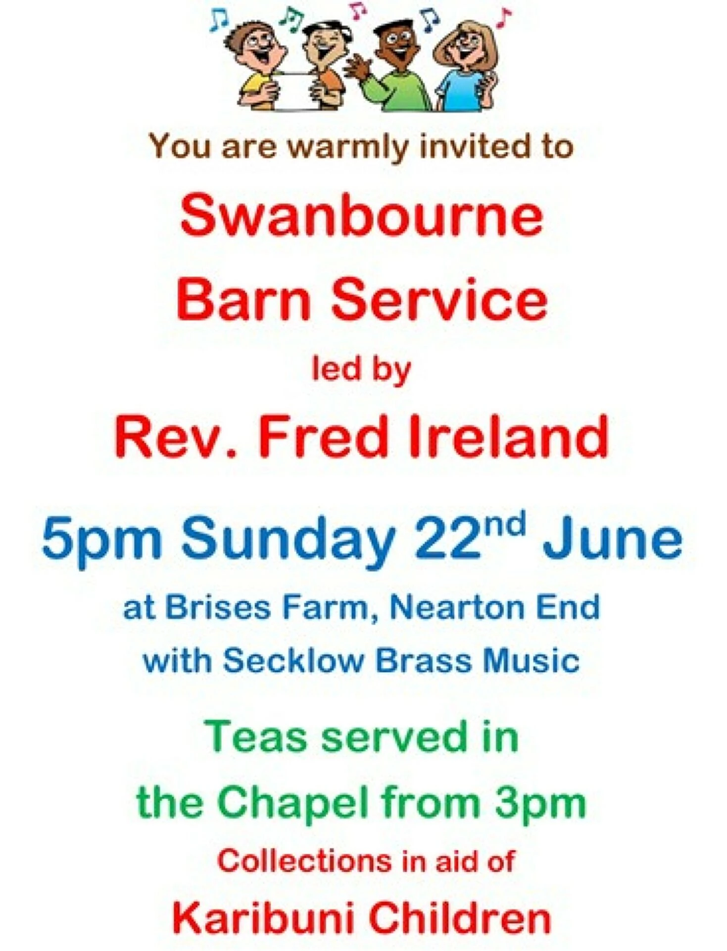 swanbourne barn service 2025