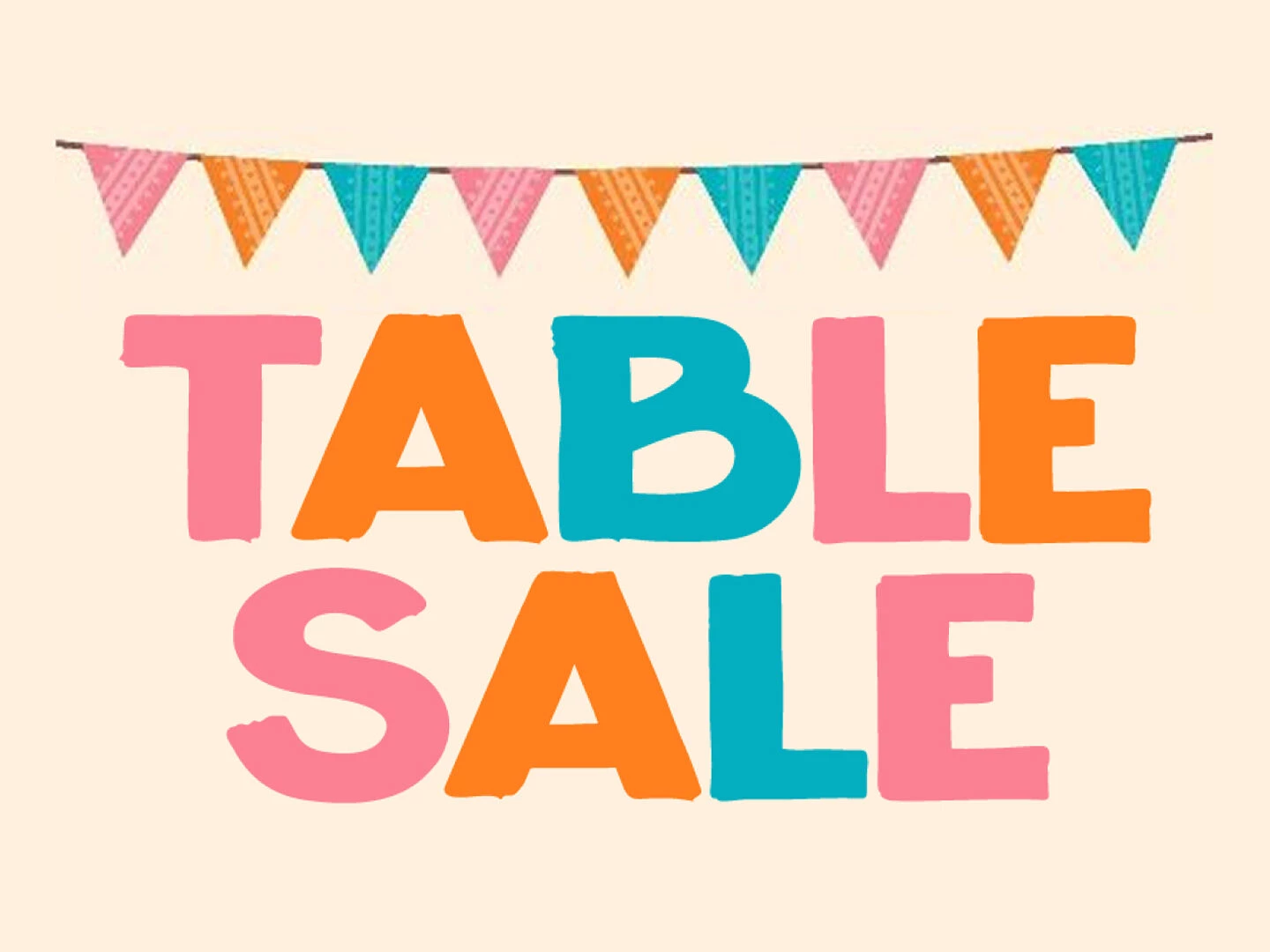 table sale