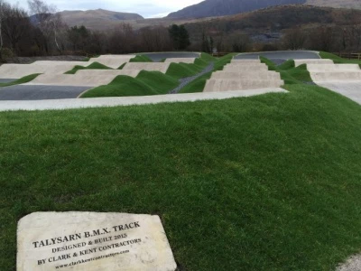 talysarn bmx track wales landscaping