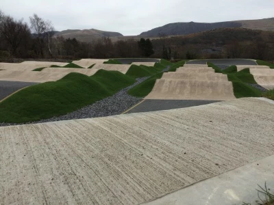 talysarn bmx track wales long view