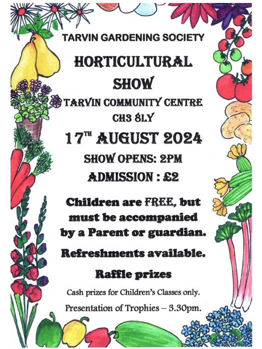 tarvin gardening society annual show 2024 1