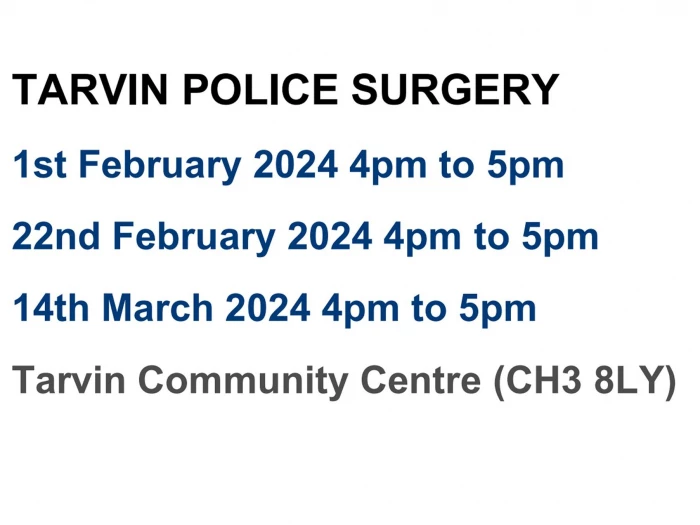 tarvin police surgery january 2024