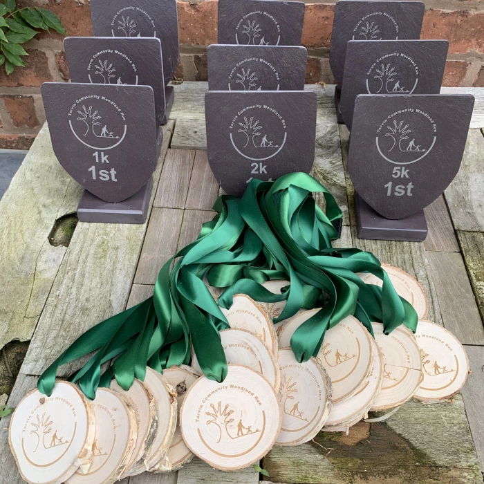 tarvin woodland run trophies and medals