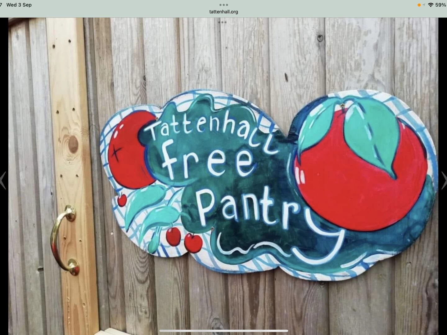 tattenhall free food pantry