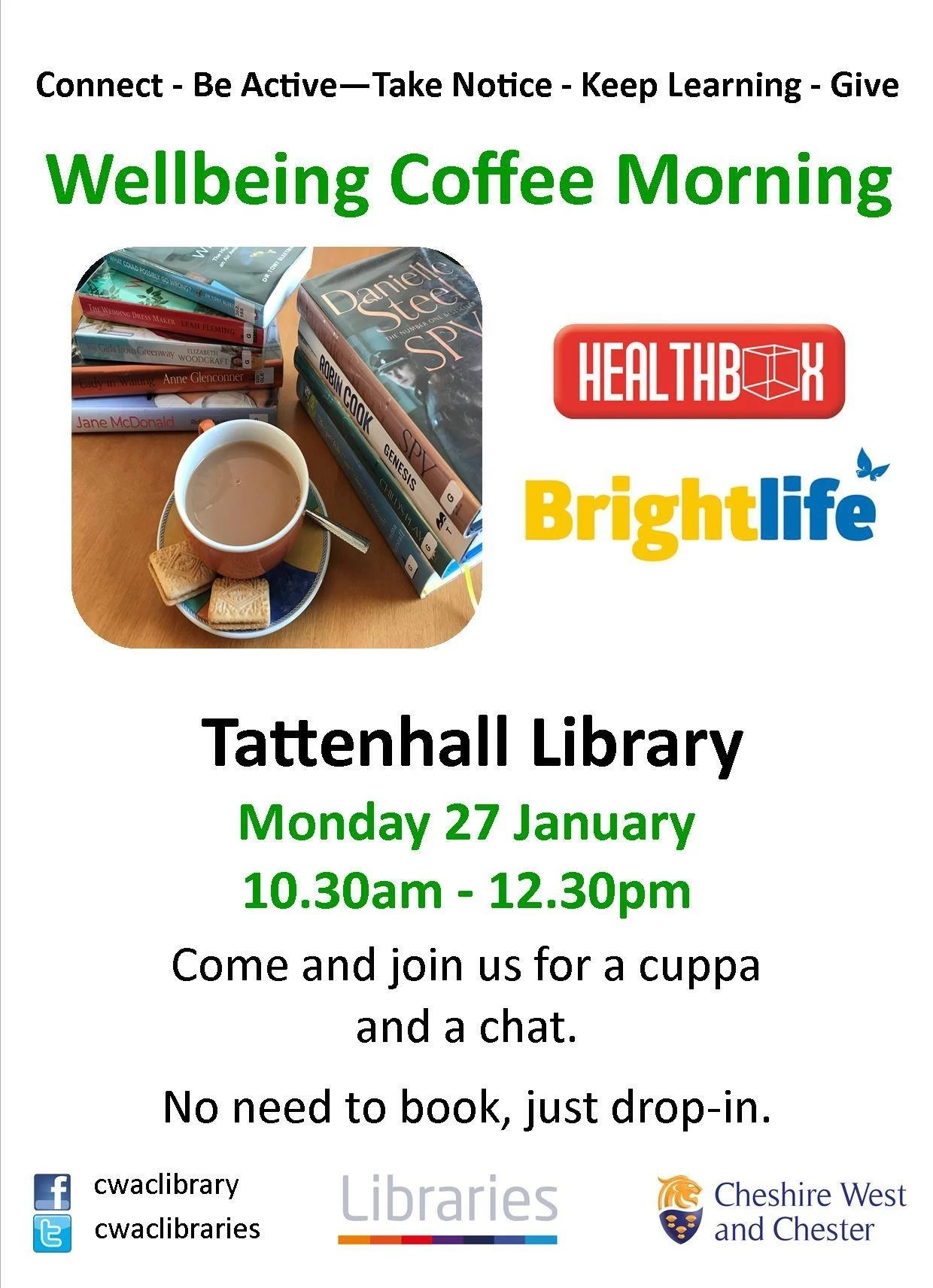 tattenhall library wellbeing event