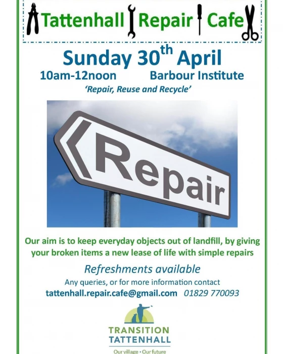 tattenhall repair cafe