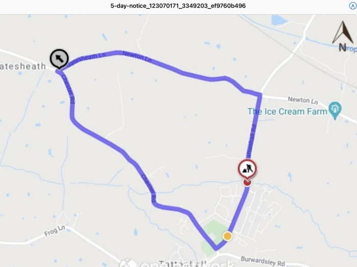 tattenhall road closure