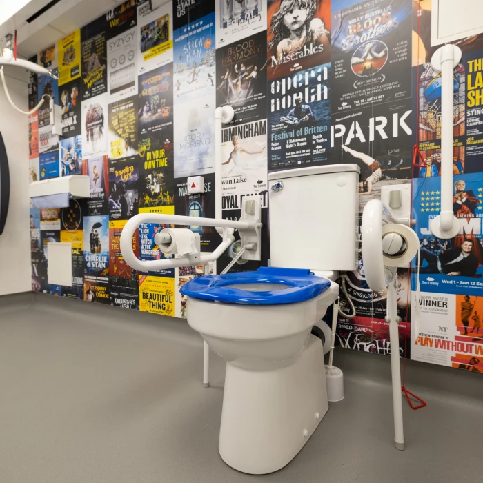 the changing places toilet is imaginatively decora