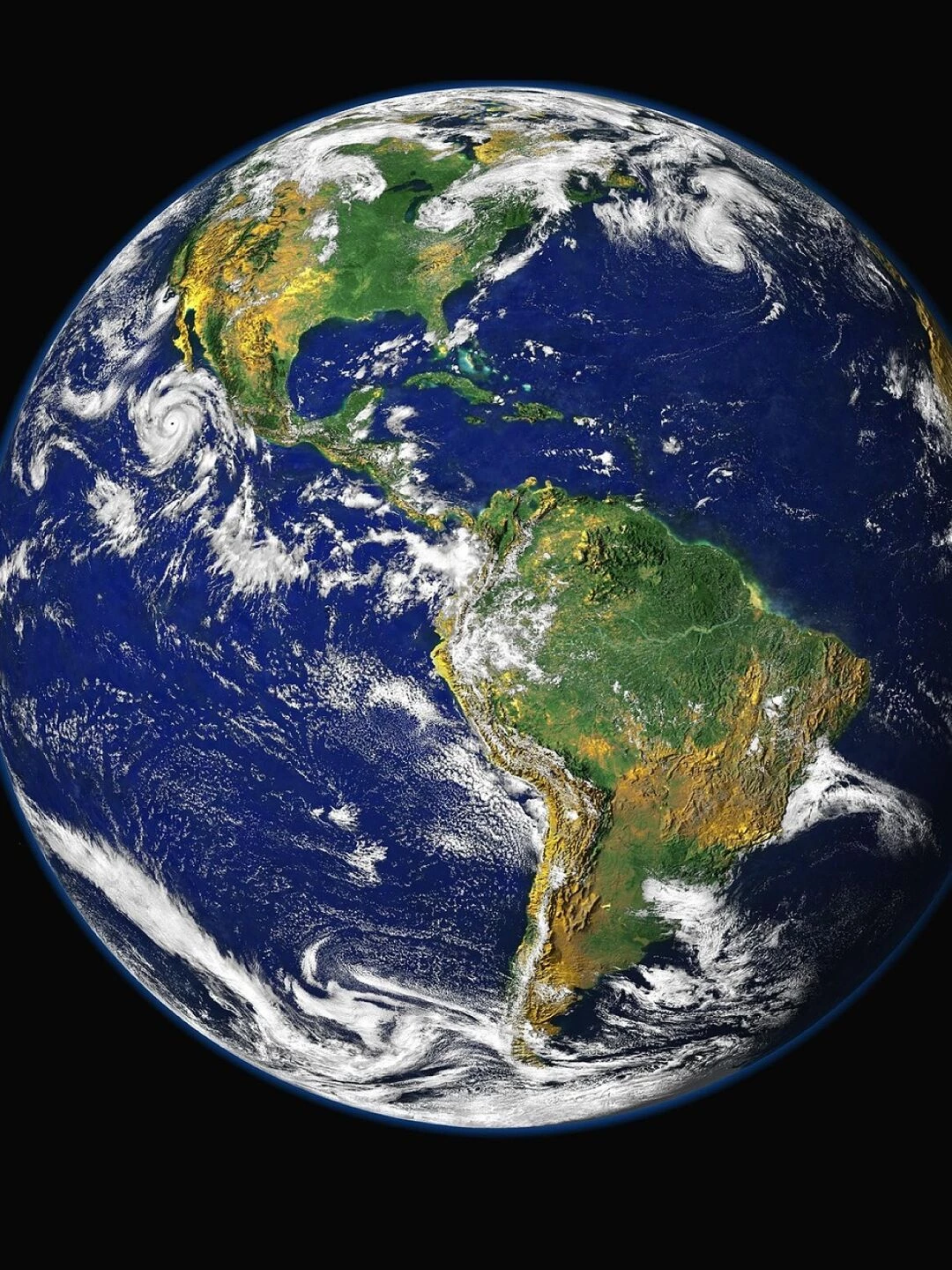 the earth from space