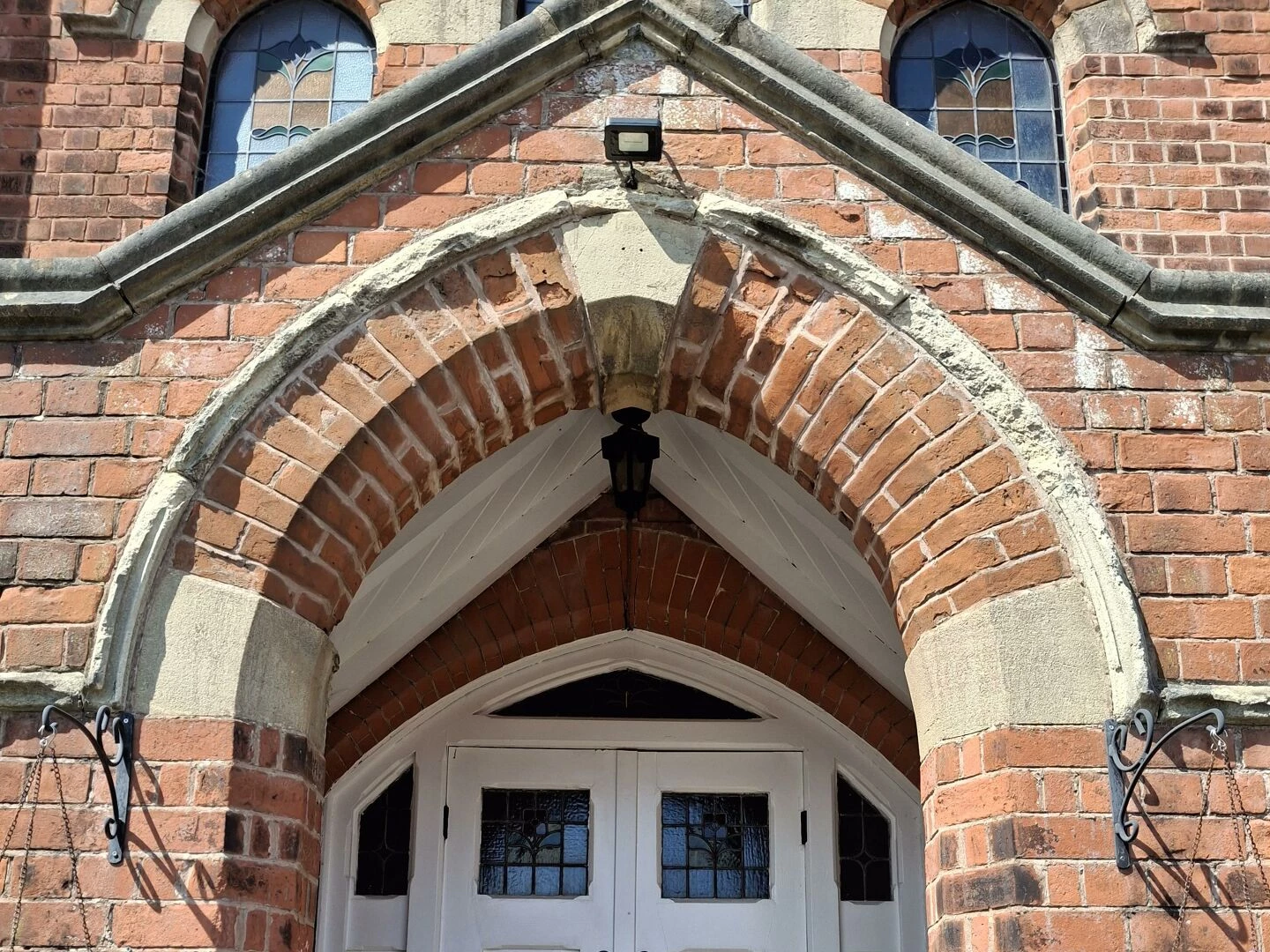 the entrance to barlborough methodist church