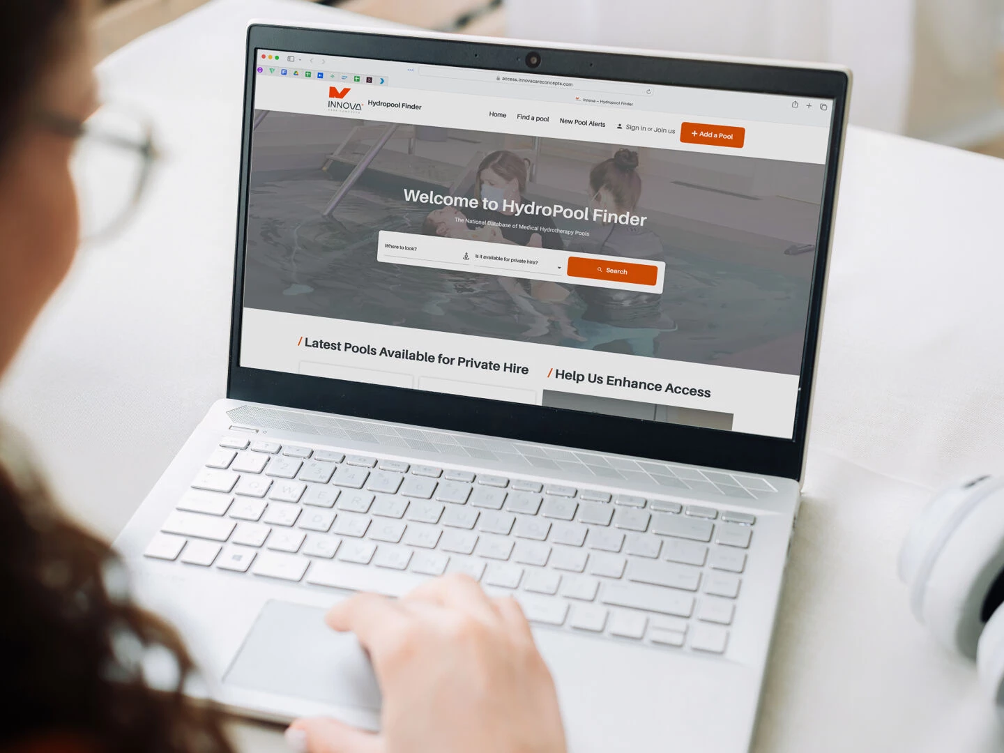 the hydropool finder is an online map that lists h