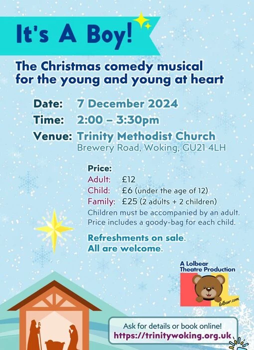 trinity woking christmas show 2024