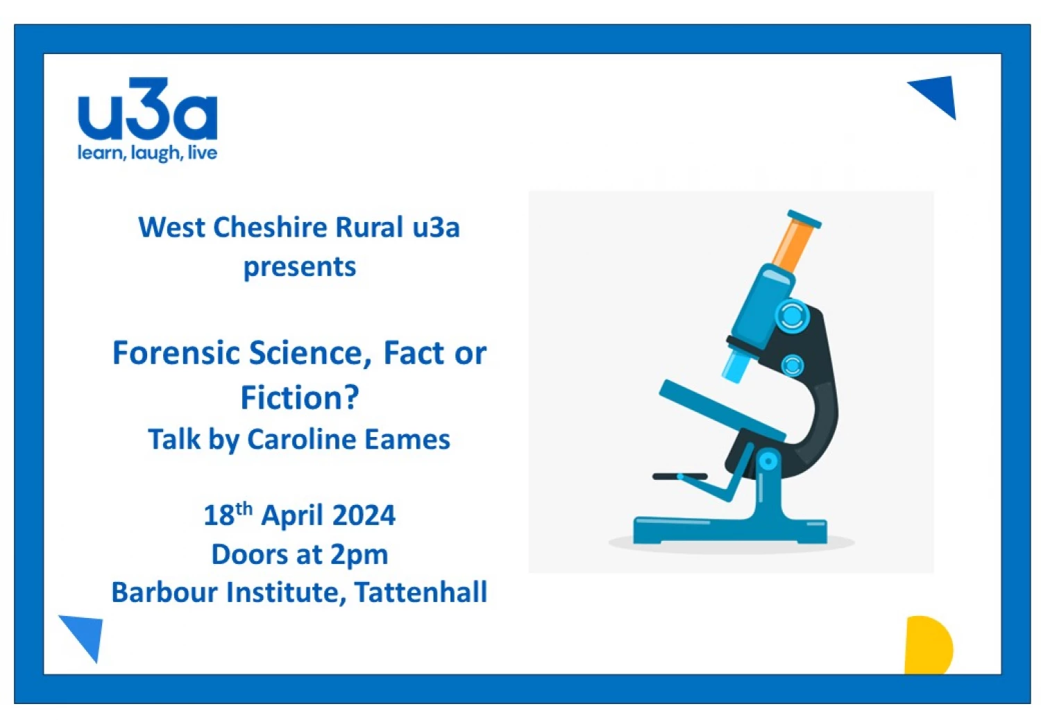 u3a april 2024 meeting