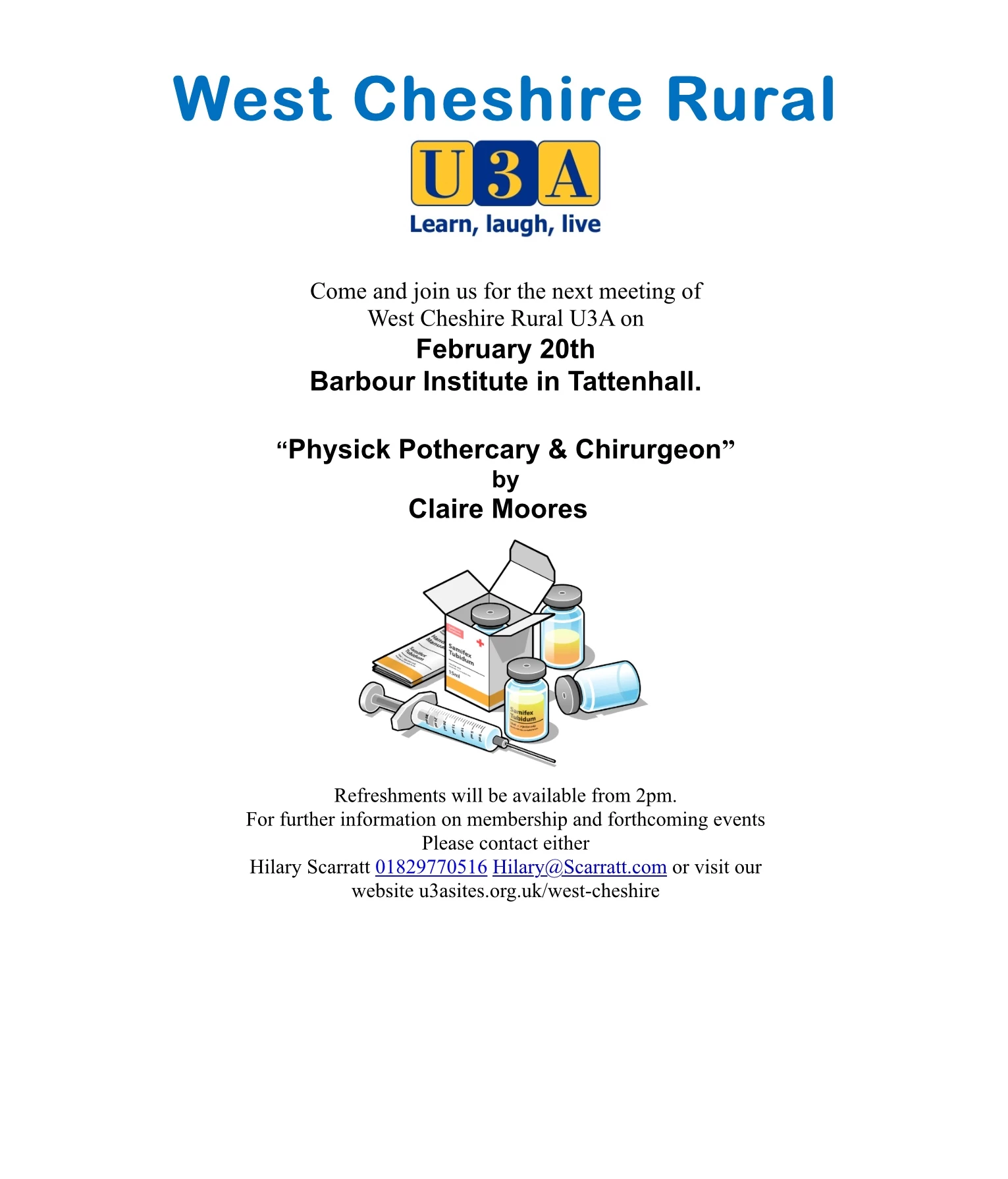 u3a feb meeting