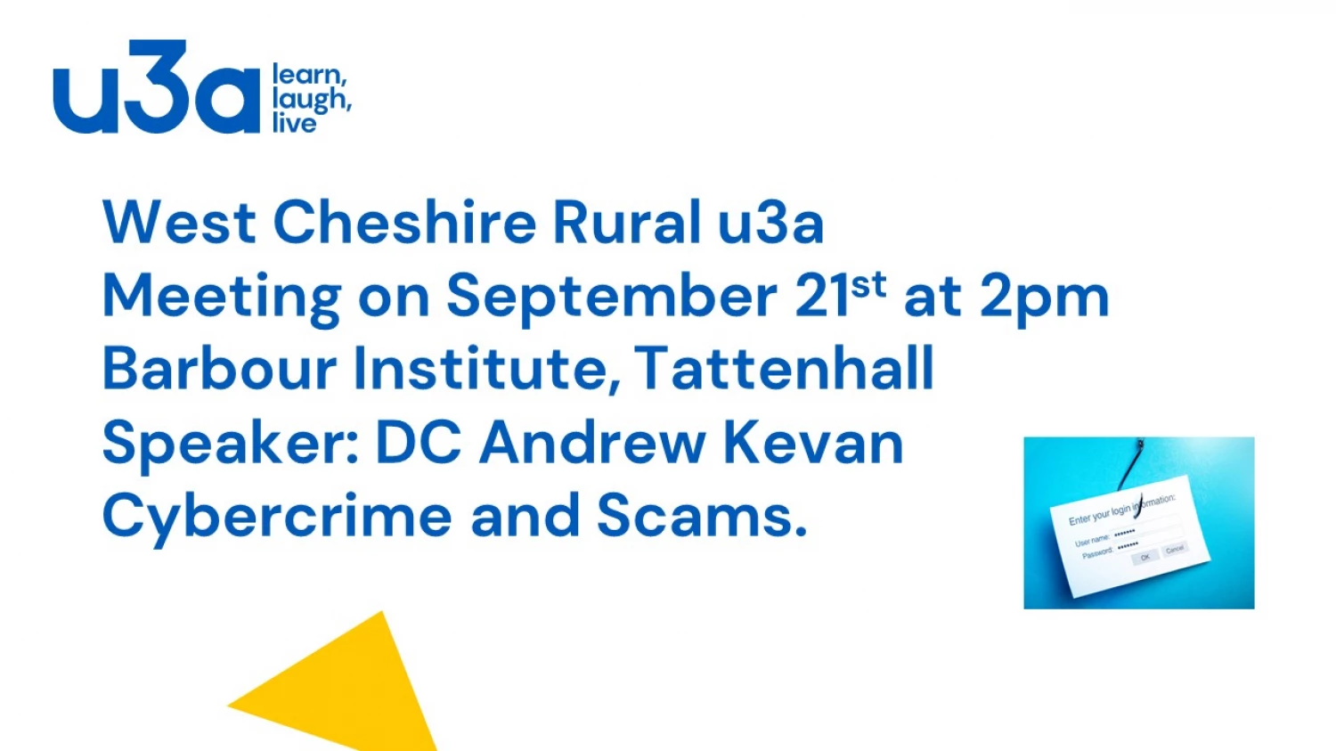 u3a september 2023
