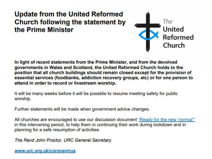 urc statement  11 may 2020