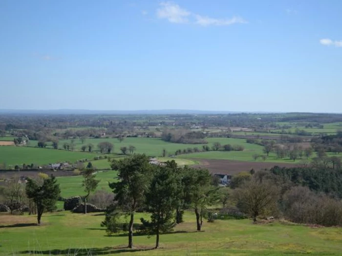 view from ridge