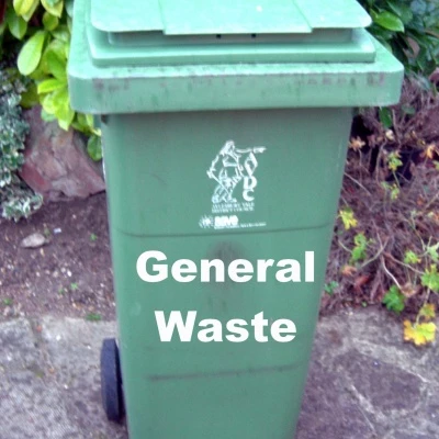waste bin  green 01