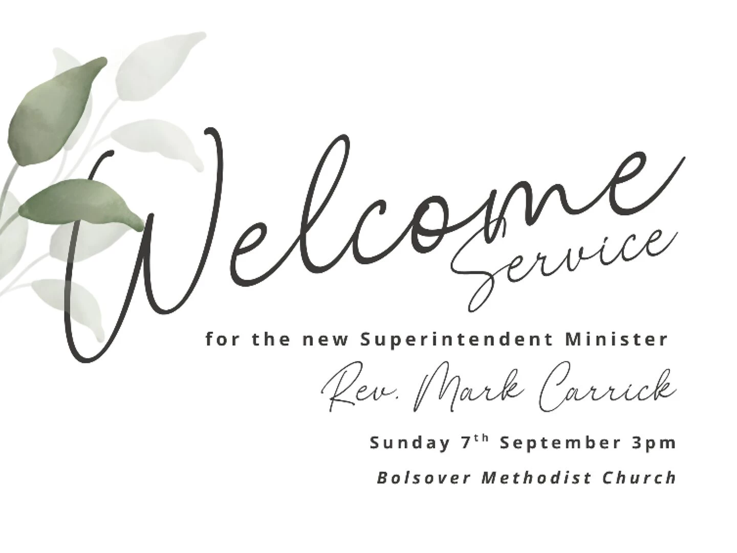welcome service mark carrick