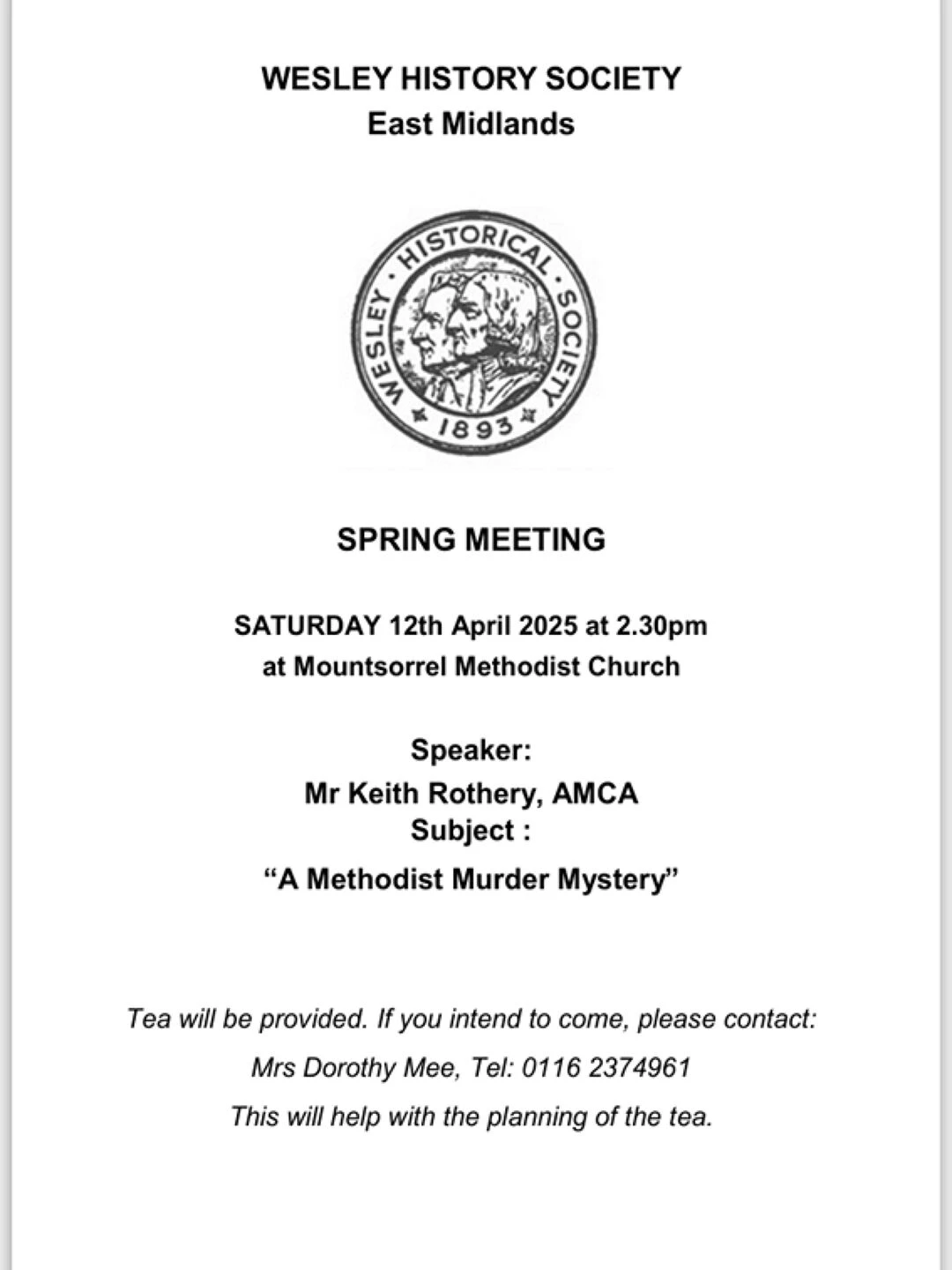 wesley history society