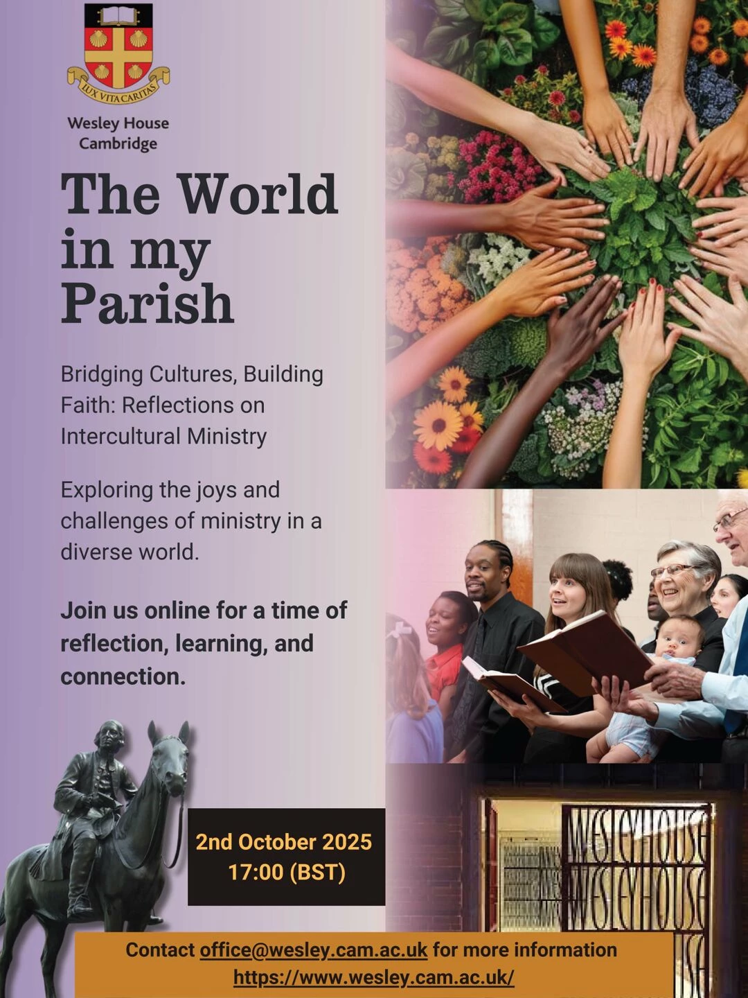 wesley house cambridge poster intercultural 1