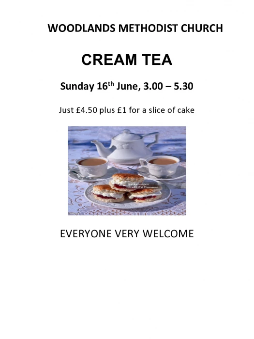 woodlands cream tea