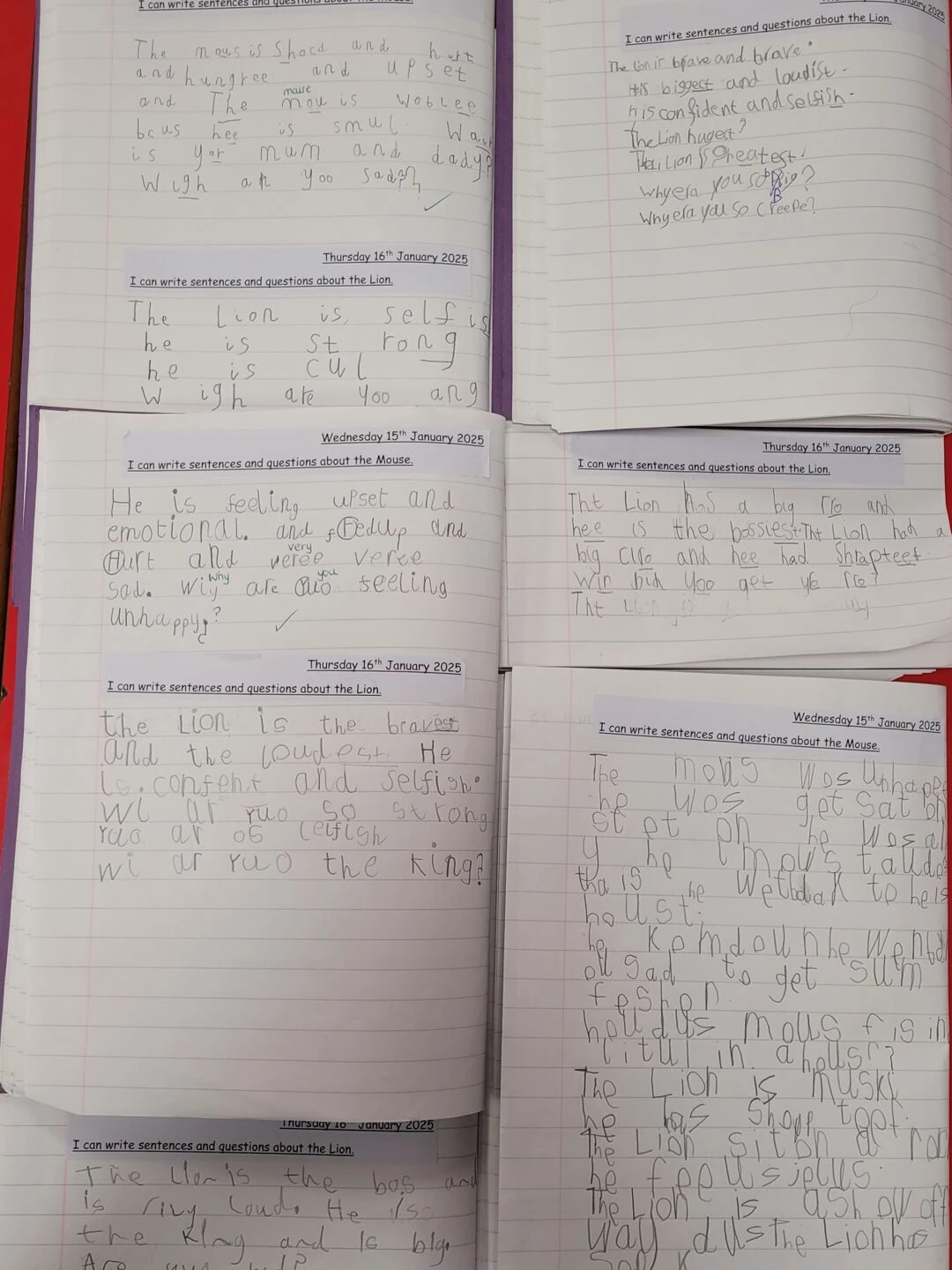 y1 writing