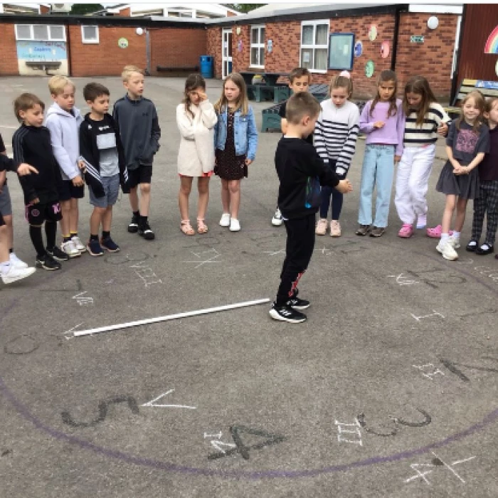 y3 clock outside