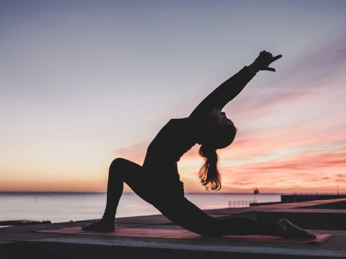 yoga sunset mindfulness