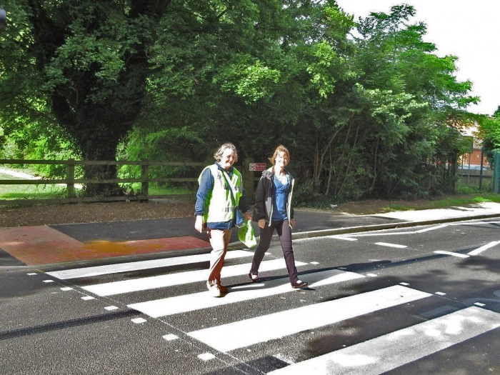 zebra crossing open